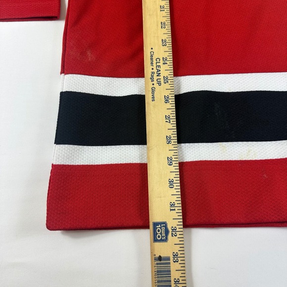 Aerosmith World Tour IX Lives Hockey Jersey XL Giant Red Black White - Picture 2 of 8